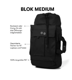 Pinqponq Blok Medium - Construct Black -Mode Verkauf 11 BlokMedium ConstructBlack
