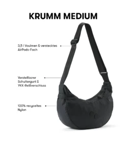 Pinqponq Krumm Small - Pure Black 15 Pinqponq Krumm Small - Pure Black -Mode Verkauf 17 KrummSmall PureBlack