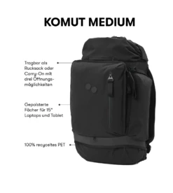 Pinqponq Komut Medium - Solid Black 24 Pinqponq Komut Medium - Solid Black -Mode Verkauf 20 KomutMedium SolidBlack
