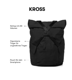 Pinqponq Kross - Crinkle Black 16 Pinqponq Kross - Crinkle Black -Mode Verkauf 26 Kross CrinkleBlack