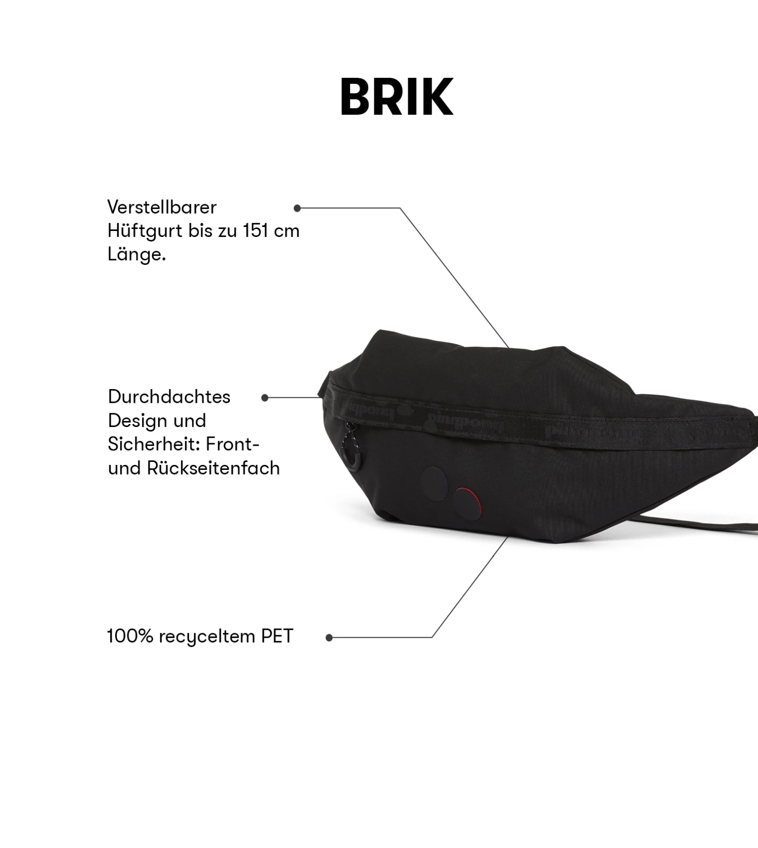 Pinqponq Brik - Rooted Black 5 Pinqponq Brik - Rooted Black – Bild 3