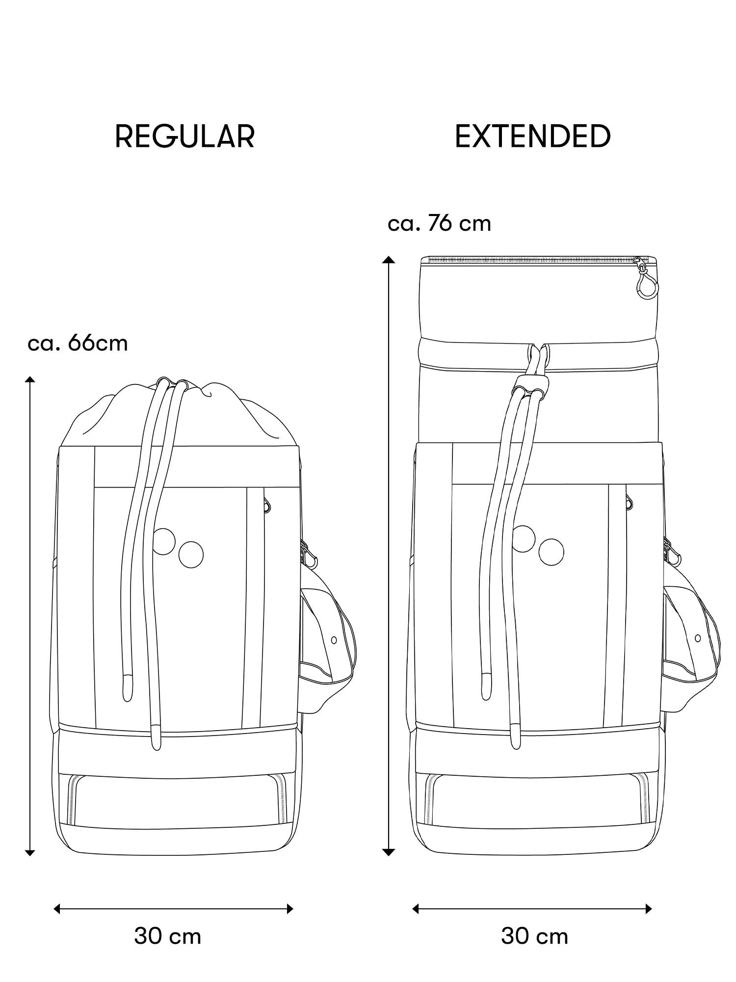 Pinqponq Blok Large - Crinkle Black 7 Pinqponq Blok Large - Crinkle Black – Bild 5