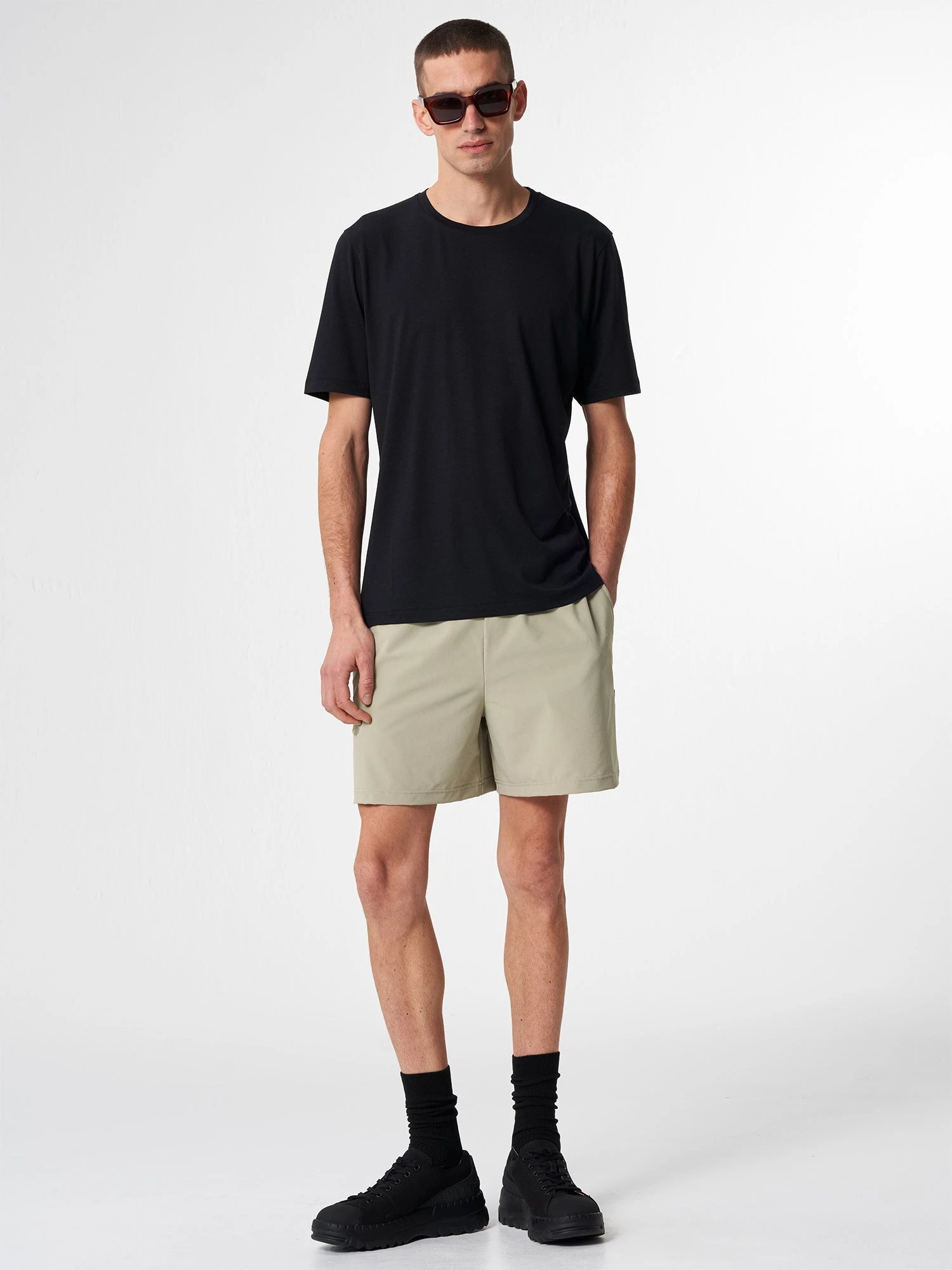 Pinqponq Active Shorts - Reed Olive (Unisex) 3 Pinqponq Active Shorts - Reed Olive (Unisex)