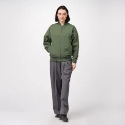 Pinqponq Light Bomber Jacket - Forester Olive (Unisex)