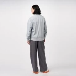 Pinqponq Light Bomber Jacket - Iced Grey (Unisex) -Mode Verkauf PPC BOM 101 80103 pinqponq Bomber Jacket Unisex Iced Grey 52