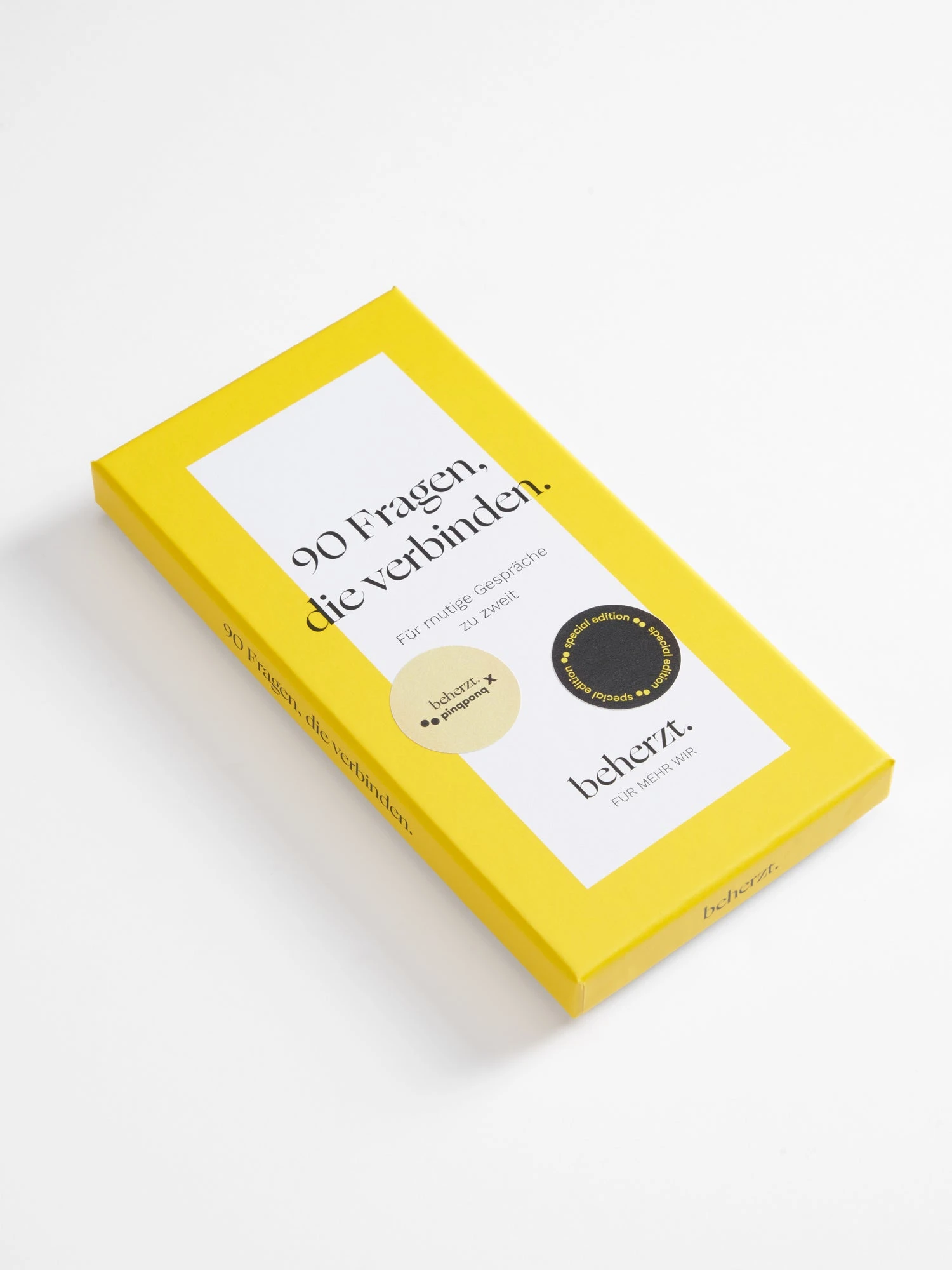 Pinqponq 90 Fragen Kartenspiel - Beherzt Kollaboration (Sonderedition) 10 Pinqponq 90 Fragen Kartenspiel - Beherzt Kollaboration (Sonderedition) – Bild 8