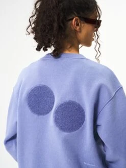 Pinqponq Sweatshirt Cotton - Pool Blue (Unisex) -Mode Verkauf PPC CNS 001 30187 pinqponq Sweatshirt Unisex Pool Blue 54