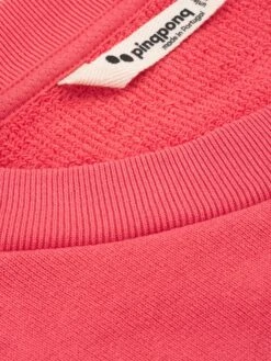 Pinqponq Sweatshirt Cotton - Watermelon Pink (Unisex) -Mode Verkauf PPC CNS 001 40140 pinqponq Sweatshirt Unisex Watermelon Pink 03