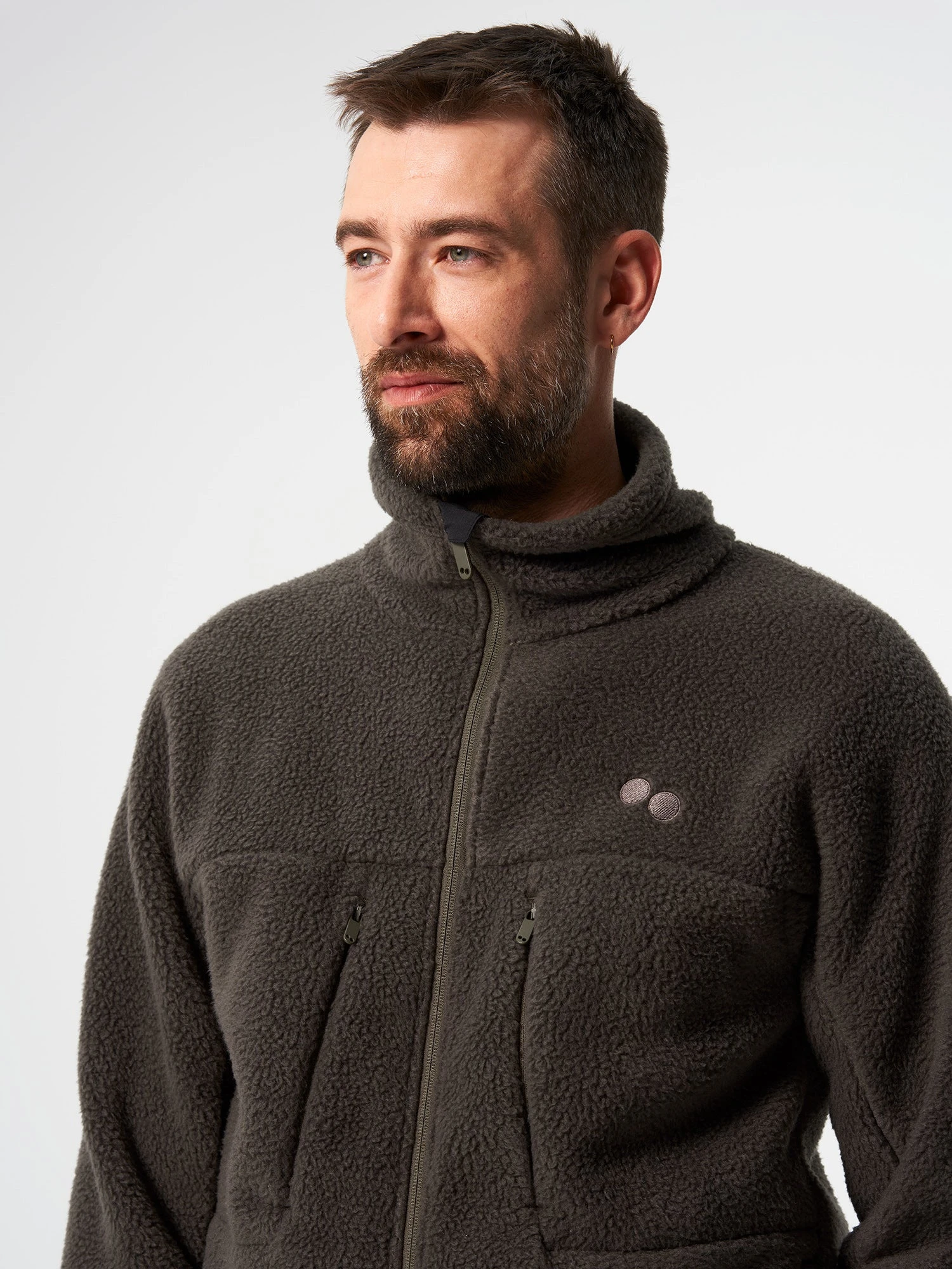 Pinqponq Fleece Jacket - Coffee Brown (Male) 6 Pinqponq Fleece Jacket - Coffee Brown (Male) – Bild 4