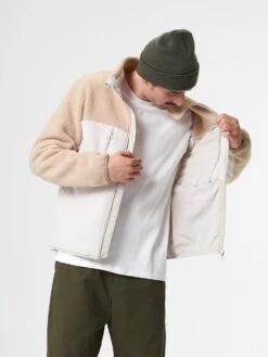 Pinqponq Fleece Jacket- Tune Khaki (Male) -Mode Verkauf PPC FLE 101 60052B pinqponq Fleece Jacket Unisex Tune Khaki 57