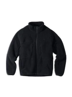 Pinqponq Fleece Jacket - Peat Black (Male) -Mode Verkauf PPC FLE 101 801 pinqponq Fleece Jacket Men Peat Black 01