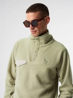 Pinqponq Fleece Pullover - Reed Olive (Unisex) 9 Pinqponq Fleece Pullover - Reed Olive (Unisex) -Mode Verkauf PPC FLP 001 20136 pinqponq Fleece Pullover Unisex Reed Olive 53