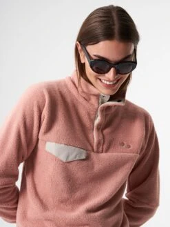 Pinqponq Fleece Pullover - Ash Pink (Unisex) -Mode Verkauf PPC FLP 001 40136 pinqponq Fleece Pullover Unisex Ash Pink 53