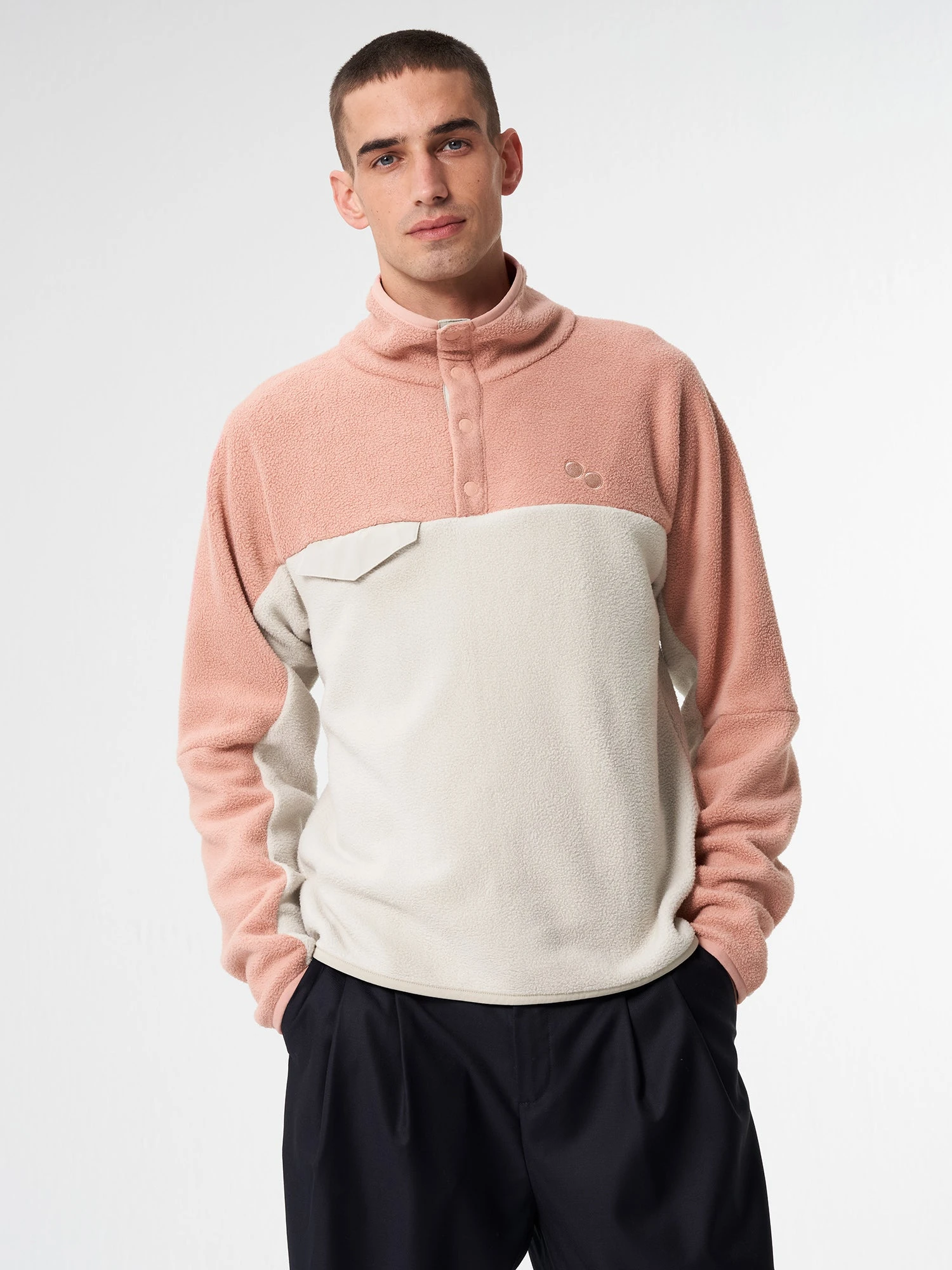 Pinqponq Fleece Pullover - Tune Pink (Unisex) 3 Pinqponq Fleece Pullover - Tune Pink (Unisex)
