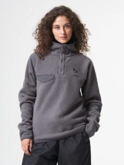 Pinqponq Fleece Pullover - Graphite Grey (Unisex) -Mode Verkauf PPC FLP 101 80096 pinqponq Fleece Pullover Graphite Grey 53