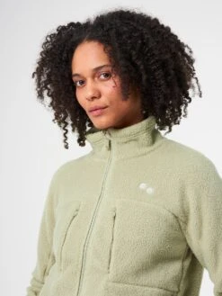 Pinqponq Fleece Jacket - Reed Olive (Female) -Mode Verkauf PPC FLW 001 20136 pinqponq Fleece Jacket Women Reed Olive 54