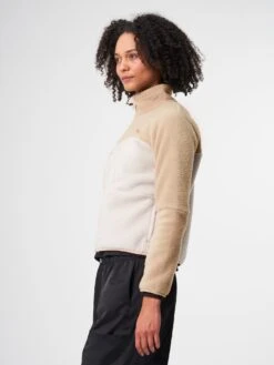 Pinqponq Fleece Jacket - Tune Khaki (Female) -Mode Verkauf PPC FLW 001 60052B pinqponq Fleece Jacket Women Tune Khaki 53