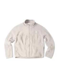 Pinqponq Fleece Jacket - Cliff Beige (Female) -Mode Verkauf PPC FLW 001 70059 pinqponq Fleece Jacket Women Cliff Beige 01