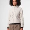 Pinqponq Fleece Jacket - Cliff Beige (Female) -Mode Verkauf PPC FLW 001 70059 pinqponq Fleece Jacket Women Cliff Beige 51