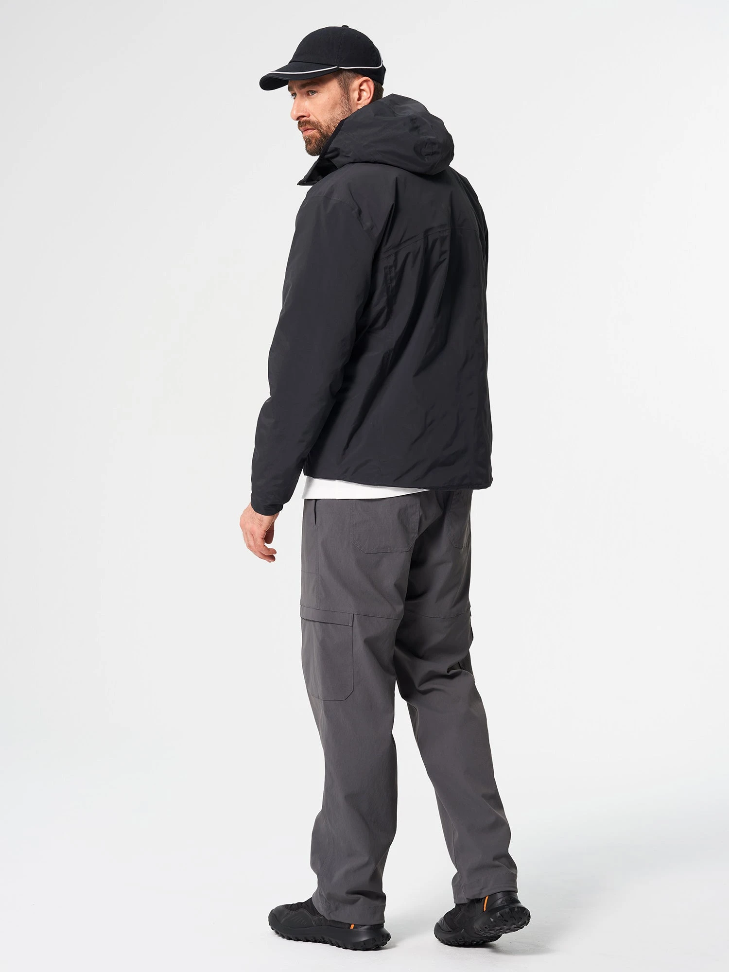 Pinqponq Hoodie Jacket - Peat Black (Male) 4 Pinqponq Hoodie Jacket - Peat Black (Male) – Bild 2