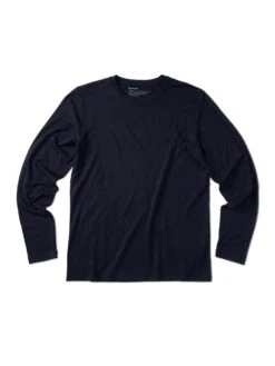 Pinqponq Longsleeve Merino - Sheep Navy (Male) -Mode Verkauf PPC LMM 001 30178 pinqponq Longsleeve Merino Men Core Sheep Navy 01