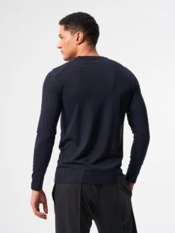 Pinqponq Longsleeve Merino - Sheep Navy (Male) -Mode Verkauf PPC LMM 001 30178 pinqponq Longsleeve Merino Men Core Sheep Navy 52