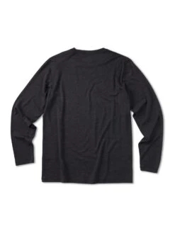 Pinqponq Longsleeve Merino - Dark Grey Melange (Male) -Mode Verkauf PPC LMM 001 80131 pinqponq Longsleeve Merino Men Core Dark Grey Melange 02