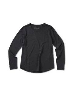 Pinqponq Longsleeve Merino - Dark Grey Melange (Female) -Mode Verkauf PPC LMW 001 80131 pinqponq Longsleeve Merino Women Inspire Dark Grey 01