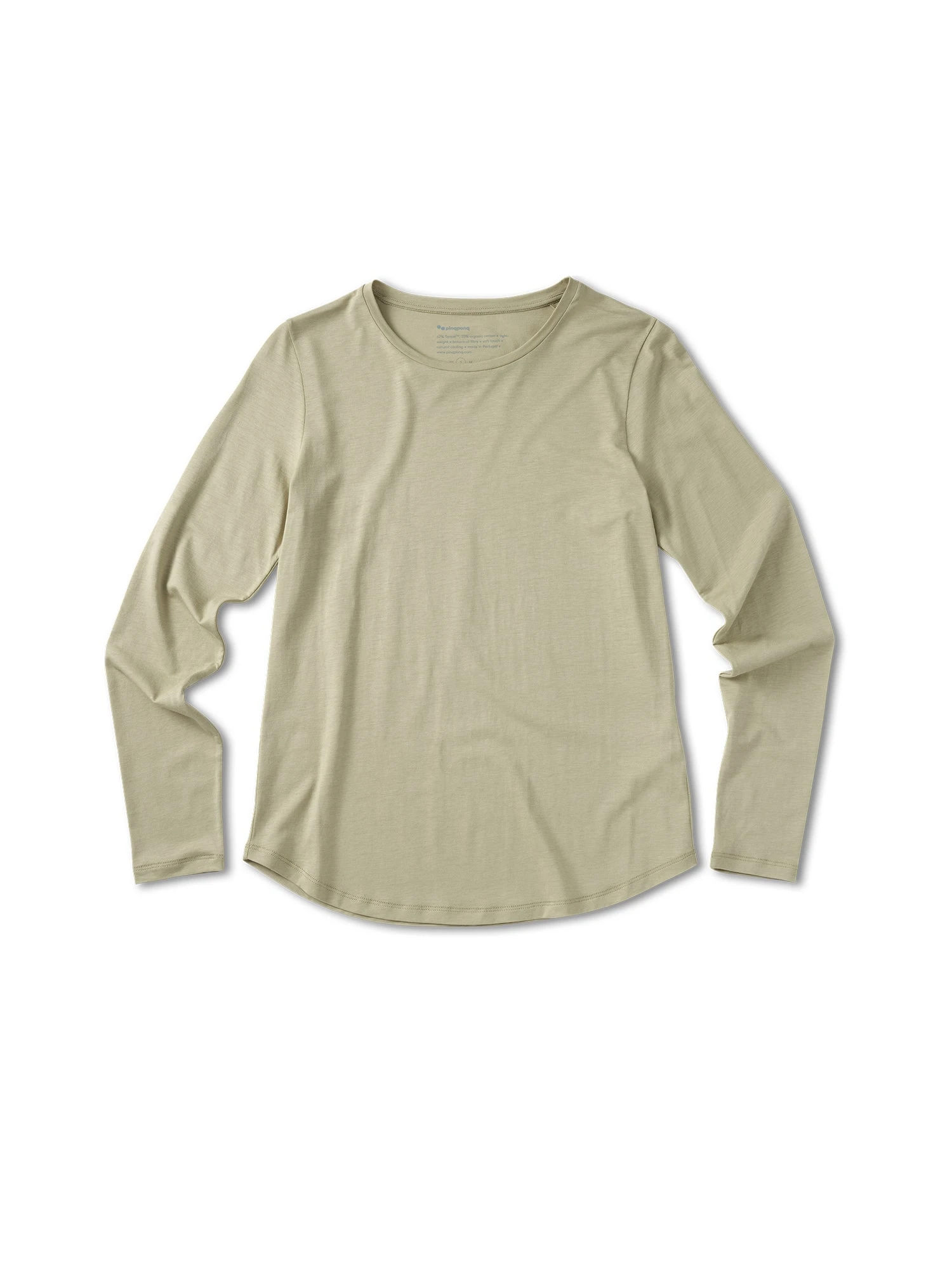 Pinqponq Longsleeve TENCEL™ - Wooden Olive (Female) 6 Pinqponq Longsleeve TENCEL™ - Wooden Olive (Female) – Bild 4