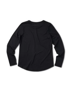 Pinqponq Longsleeve TENCEL™ - Wooden Black (Female) -Mode Verkauf PPC LTW 001 80129 pinqponq Longsleeve Tencel Cotton Women Inspire Wooden Black 02