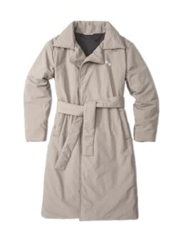 Pinqponq Padded Trench Coat - Cement Taupe (Unisex) 22 Pinqponq Padded Trench Coat - Cement Taupe (Unisex) -Mode Verkauf PPC PTC 001 70048 pinqponq Padded Trench Coat Cement Taupe 01