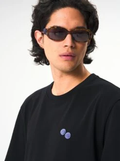 Pinqponq T-Shirt Cotton - Black Frottee Pool (Male) -Mode Verkauf PPC TCG 001 801F pinqponq Tshirt Cotton Graphic Men Black Frottee Pool 53