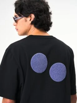 Pinqponq T-Shirt Cotton - Black Frottee Pool (Male) -Mode Verkauf PPC TCG 001 801F pinqponq Tshirt Cotton Graphic Men Black Frottee Pool 54