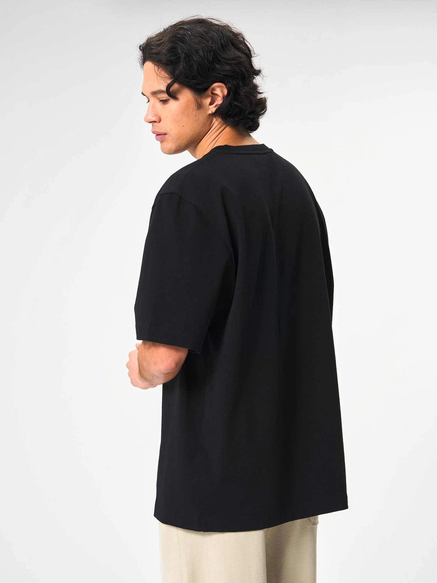 Pinqponq T-Shirt Cotton - Black (Male) 4 Pinqponq T-Shirt Cotton - Black (Male) – Bild 2