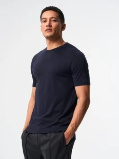 Pinqponq T-Shirt Merino - Sheep Navy (Male) -Mode Verkauf PPC TMM 001 30178 pinqponq T Shirt Merino Men Iconic Sheep Navy 51