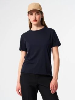 Pinqponq T-Shirt Merino - Sheep Navy (Female) -Mode Verkauf PPC TMW 001 30178 pinqponq T Shirt Merino Women Tone Sheep Navy 51
