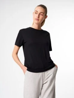 Pinqponq T-Shirt Merino - Sheep Black (Female) 9 Pinqponq T-Shirt Merino - Sheep Black (Female) -Mode Verkauf PPC TMW 001 80129 pinqponq Tshirt Merino Women Tone Sheep Black 51