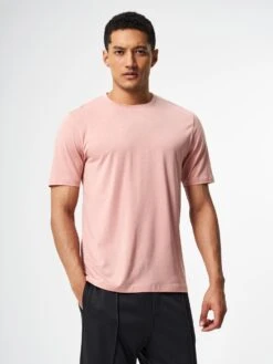 Pinqponq T-Shirt TENCEL™ - Wooden Pink (Male) -Mode Verkauf PPC TTM 001 40136 pinqponq Tshirt Tencel Cotton Men Iconic Wooden Pink 51