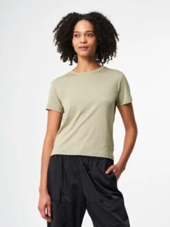 Pinqponq T-Shirt TENCEL™ - Wooden Olive (Female) 9 Pinqponq T-Shirt TENCEL™ - Wooden Olive (Female) -Mode Verkauf PPC TTW 001 20136 pinqponq Tshirt Tencel Cotton Women Tone Wooden Olive 51