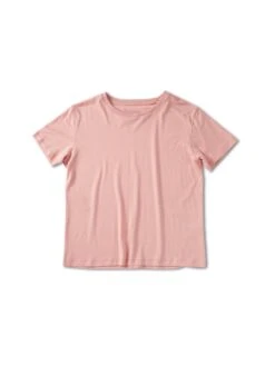 Pinqponq T-Shirt TENCEL™ - Wooden Pink (Female) -Mode Verkauf PPC TTW 001 40136 pinqponq Tshirt Tencel Cotton Women Tone Wooden Pink 01