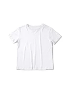 Pinqponq T-Shirt TENCEL™ - Wooden White (Female) 10 Pinqponq T-Shirt TENCEL™ - Wooden White (Female) -Mode Verkauf PPC TTW 001 80130 pinqponq Tshirt Tencel Cotton Women Tone Wooden White 01