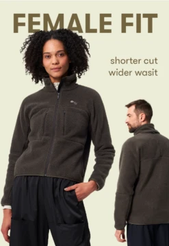 Pinqponq Fleece Jacket - Reed Olive (Female) -Mode Verkauf Webshop female 02279acc b7a6 4945 84eb ed441302100a