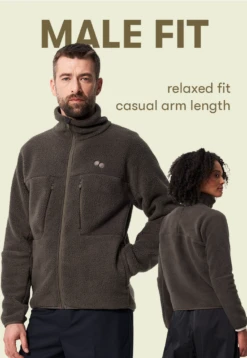 Pinqponq Fleece Jacket - Sand Beige (Male) -Mode Verkauf Webshop male 1 d1097f76 f4af 4472 b567 e3bf1a881edb